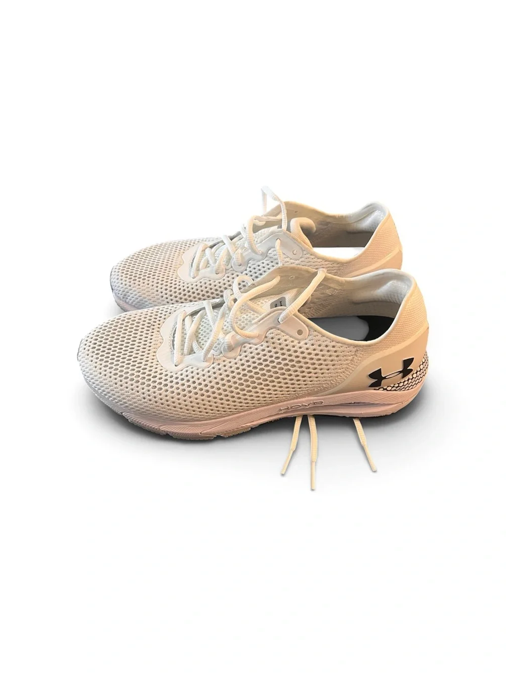 Under Armour Off-White Mesh Athletic Sneakers